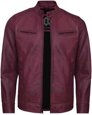 Infinity Men's Varsity Blue Leather Suede Bomber Jacket XS at